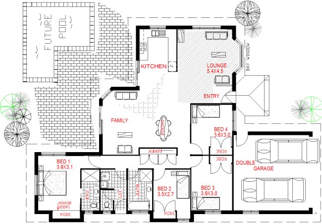 3 bed kithome design