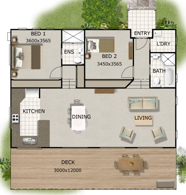 2 Bedroom Split Level House Plan 141KR 2 Bedroom Design Plus Many More 2 Bedroom House Plans