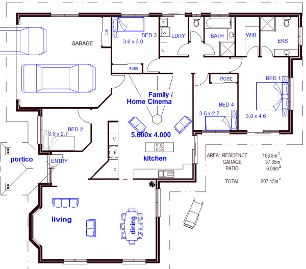 The King Australian House Plans Eco House Plans 4 Bed Vrogue co