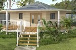 2 Bed Round Home plans