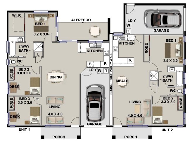 Corner Land Duplex Design 5 Bedroom Duplex Floor Plans Duplex Plans 