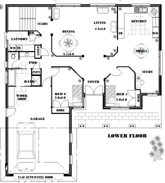 2 Storey Home Plans 6 Bedroom