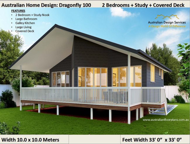 2 bedroom home design