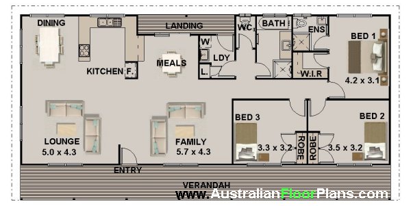 4 Bedroom House Plan