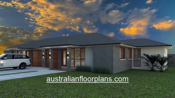 3 X 2 Bed | 5 Bed Modern Duplex Plans