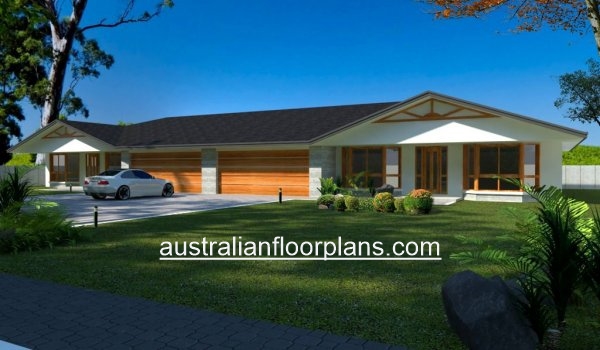 3 X 3 Bed X 4 Car | 6 Bed Design Plans