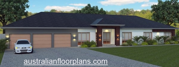 4 Bed+ Study Acreage Plan