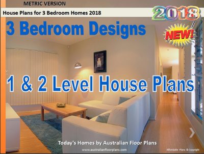 3 Bedroom Houses - 1& 2 Level Design Book