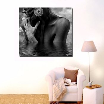 free poster decor woman in water