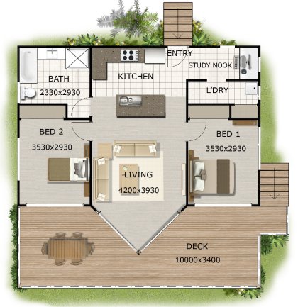 big bedroom house plan