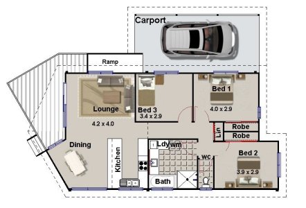 big bedroom house plan