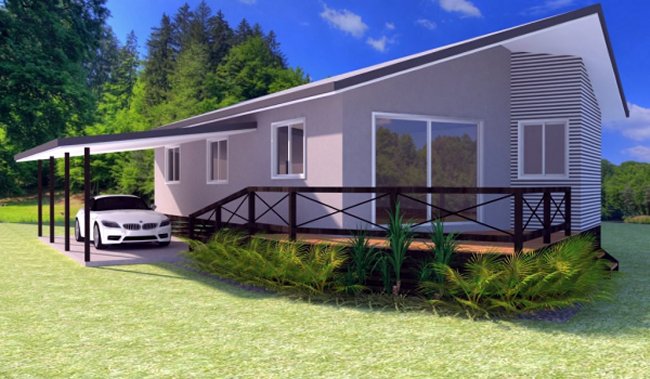 narrow lot 3 bedroom home design