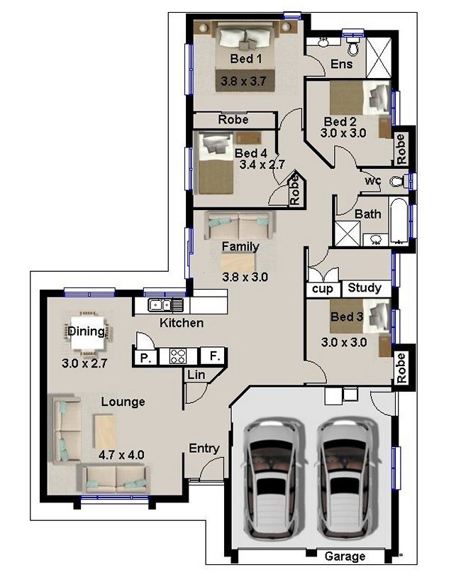 4 Bedroom House Floor Plans Australia Tutorial Pics