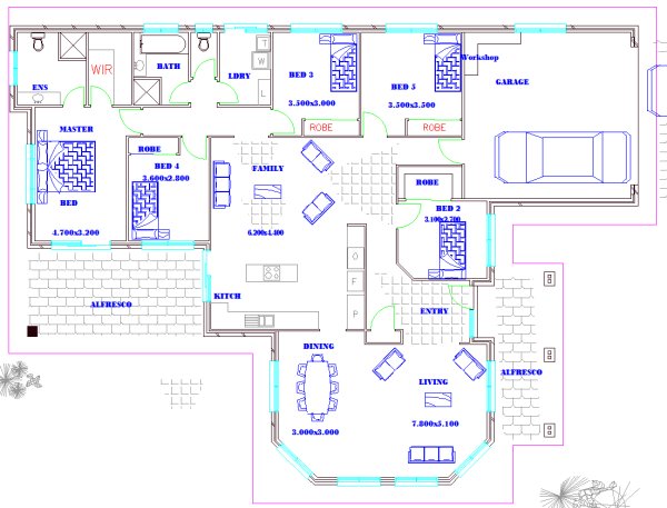 4 bed -Australian Houses