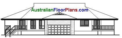 hillside house plan