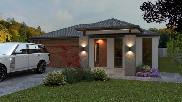 5 bedroom narrow lot home design