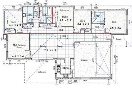 4 Bedroom House Plan