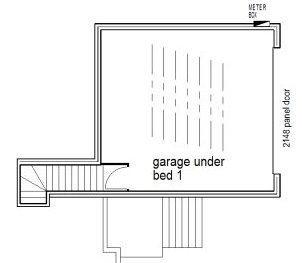 garage under plan