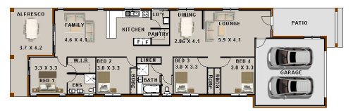 big bedroom house plan