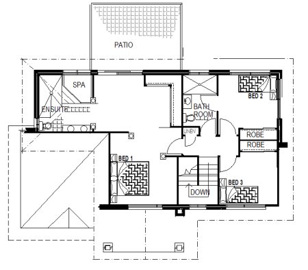 2 STOREY HOUSE PLAN - 4 Bedrooms or 3 bed + study Storey House Plan 4 ...