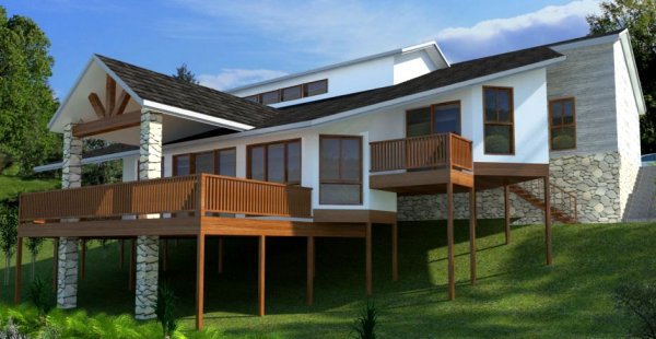 australian sloping land house plans