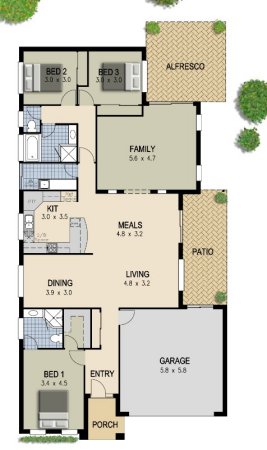 big bedroom house plan