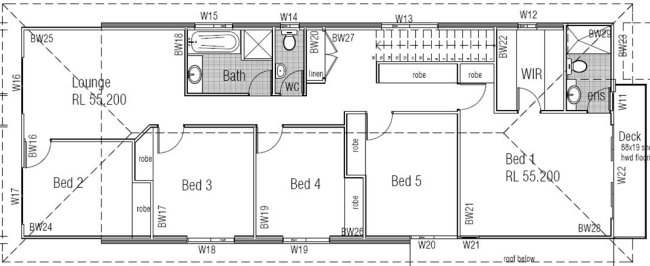 3  bed -study upper floor