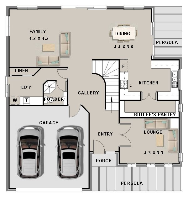 4 BEDROOM HOUSE PLAN