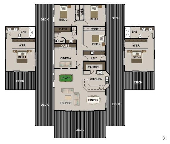 Acreage Style Design house plan