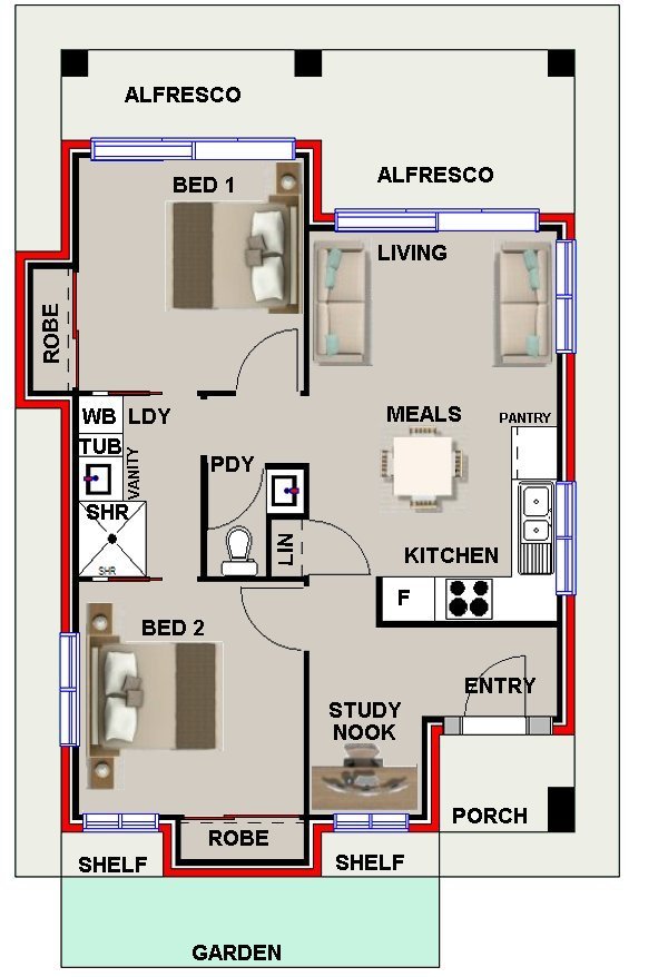 House Plans With 2 Bedroom Granny Flat Designs Www resnooze