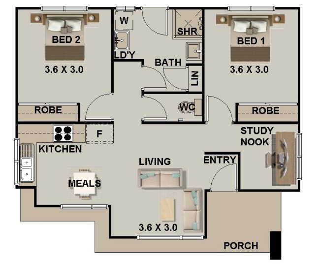 granny flat cottege style