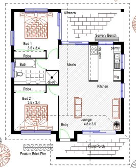 big bedroom house plan