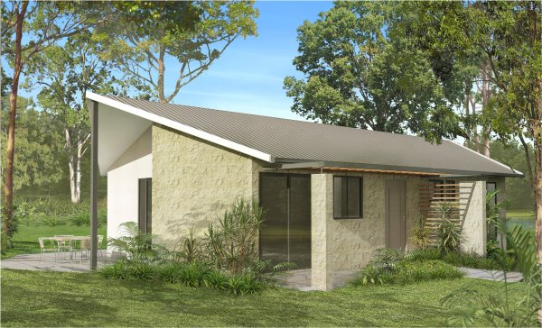 narrow lot 3 bedroom home design