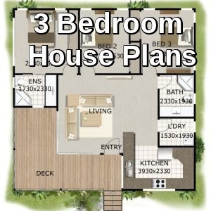 3 bedroom house plans