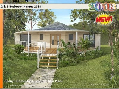 Australian 2 & 3 Bed house plans Book