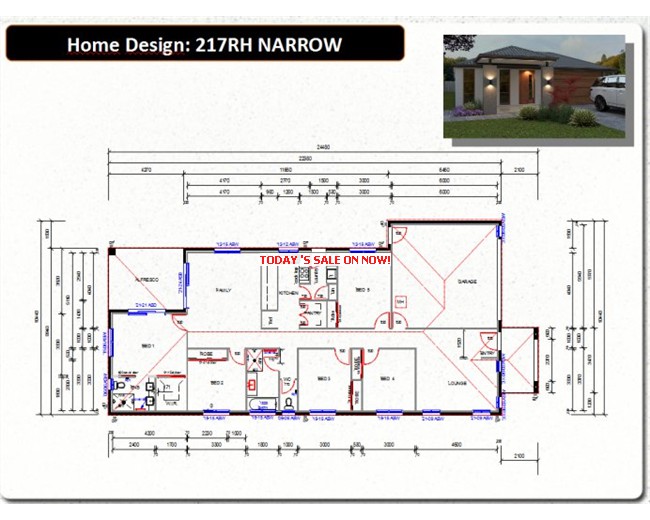 Includes dimensioned plans