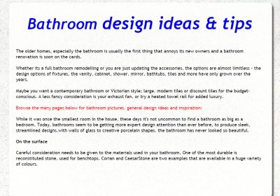 DESIGN TIPS